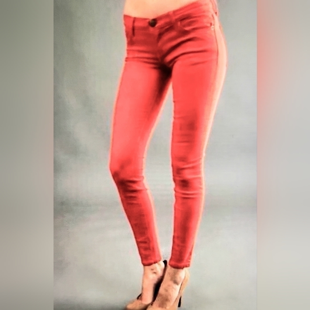 Current Elliott The Ankle Skinny Poppy  - Size: 29